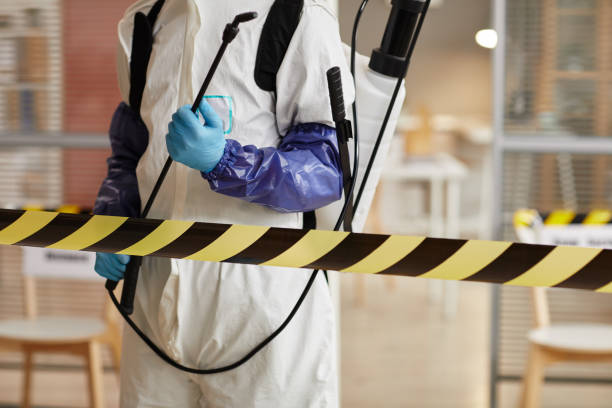 Professional Biohazard technician working in Conway, AR